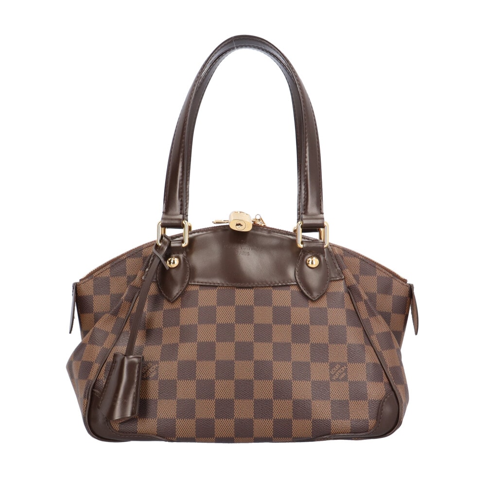 ルイヴィトン ヴェローナPM ダミエ ハンドバッグ ダミエキャンバス N41117 ブラウン レディース LOUIS VUITTON  中古