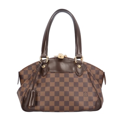 ルイヴィトン ヴェローナPM ダミエ ハンドバッグ ダミエキャンバス N41117 ブラウン レディース LOUIS VUITTON 中古