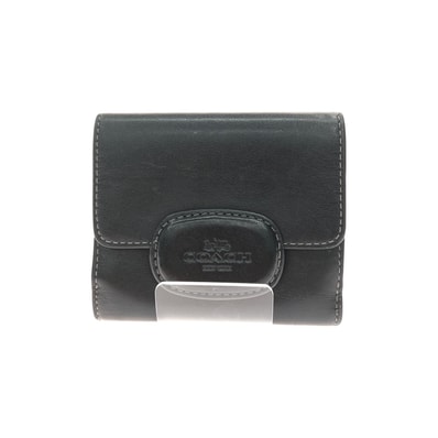 COACH コーチ レディース 二つ折り財布 エライザスモールウォレット レザー CT985 ブラック