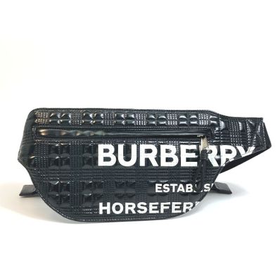 バーバリー 8028160 ロゴ BRUMMELL ボディバッグ 新品同様