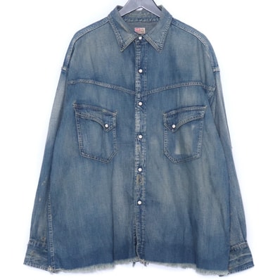SAINT Mxxxxxx 23AW Denim Shirt "Blue"