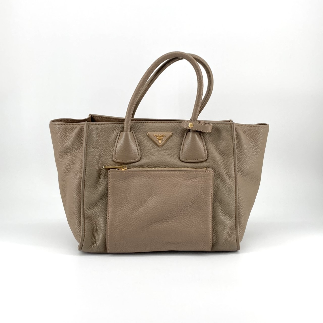 PRADA(プラダ) ヴィッテロダイノ レザー 2WAY BN2626 トートバッグ ベージュ
