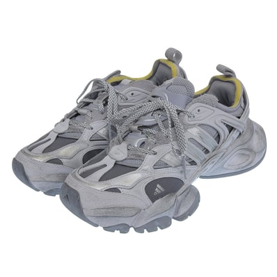 アディダス 美品 XLG Runner Deluxe スニーカー シューズ メンズ Silver Gray シルバー グレー 26cm JR9633 8(US)