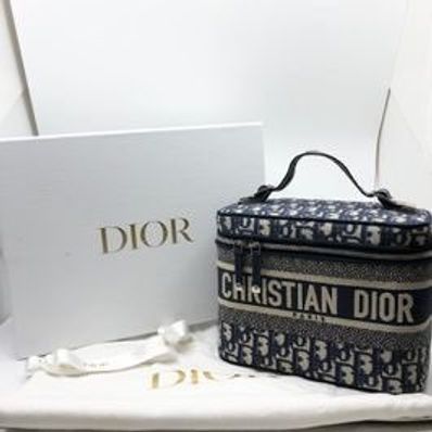Dior Oblique Dior Travel Vanity Bag "Blue"