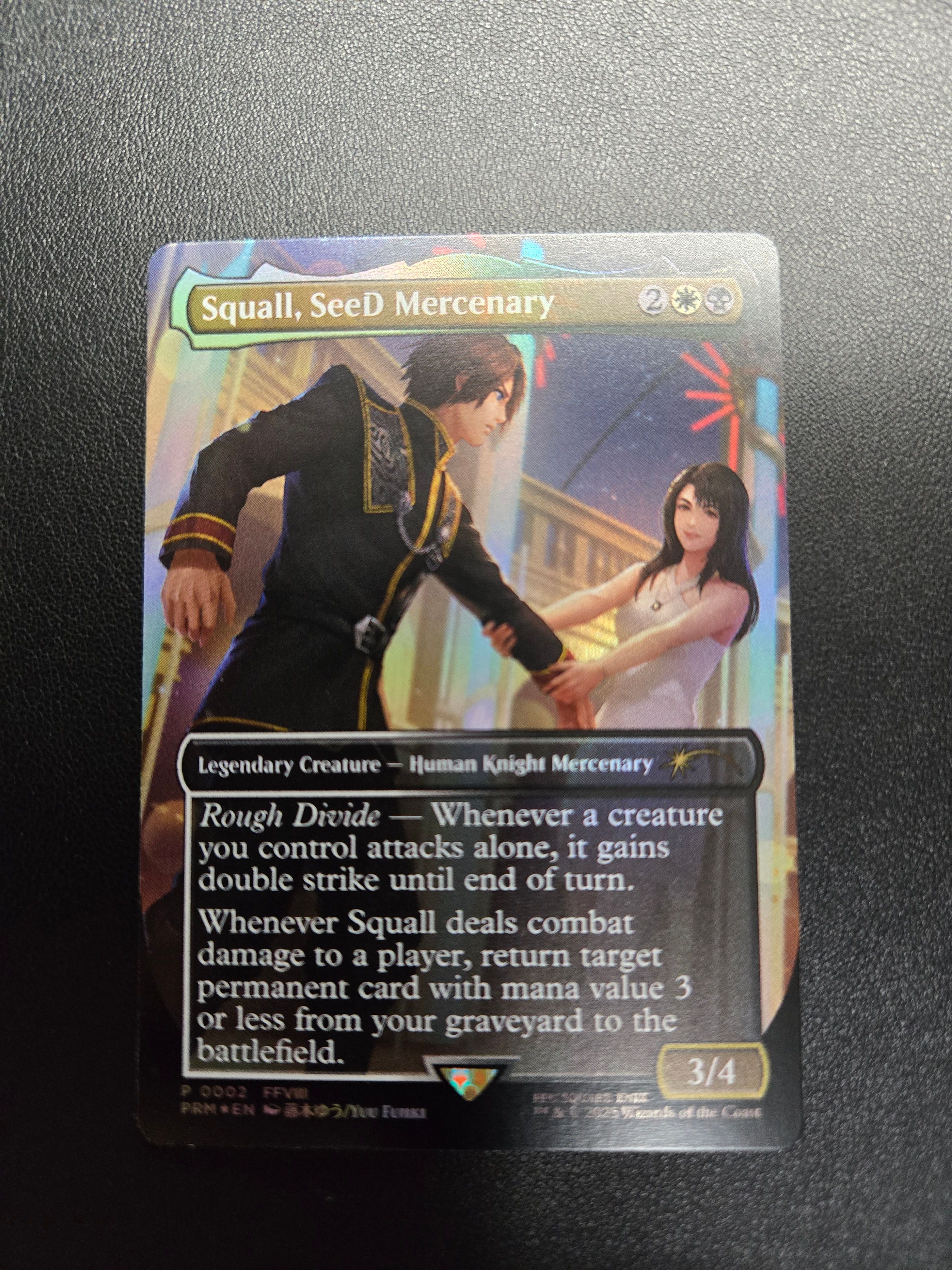 SeeDの傭兵、スコール P :ボーダーレス版 [PRN 0002]【英語版】(プロモーションカード ファイナルファンタジー)