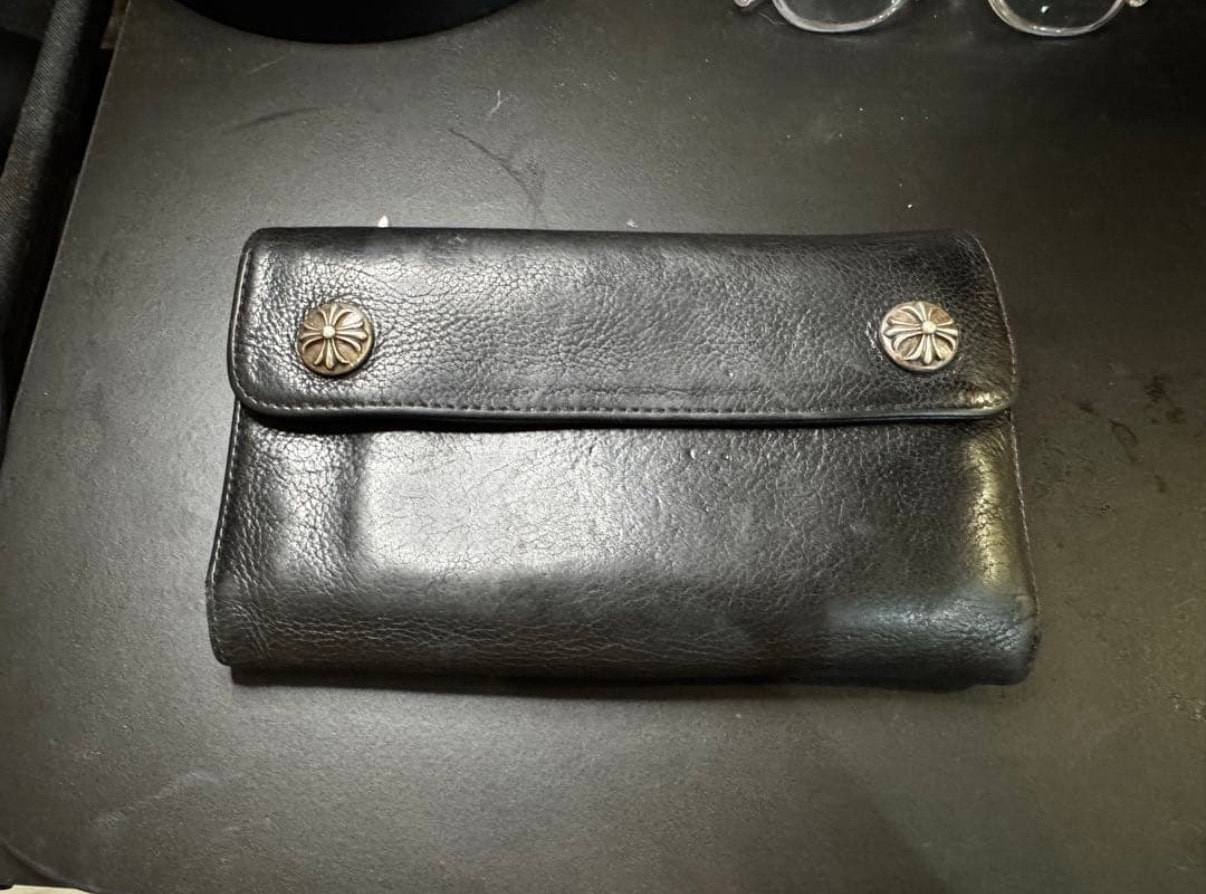 クロムハーツ CHROME HEARTS 長財布 WAVEウォレット ウェーブ 財布