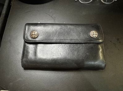 クロムハーツ CHROME HEARTS 長財布 WAVEウォレット ウェーブ 財布