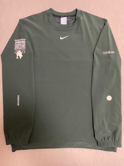 Nike NOCTA LONG SLEEVE WOVEN CREW "Pro Green"