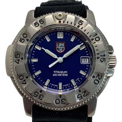 ☆☆LUMINOX ルミノックス ネイビーシールズ 3600シリーズ TITANIUM ブラック クォーツ メンズ 腕時計