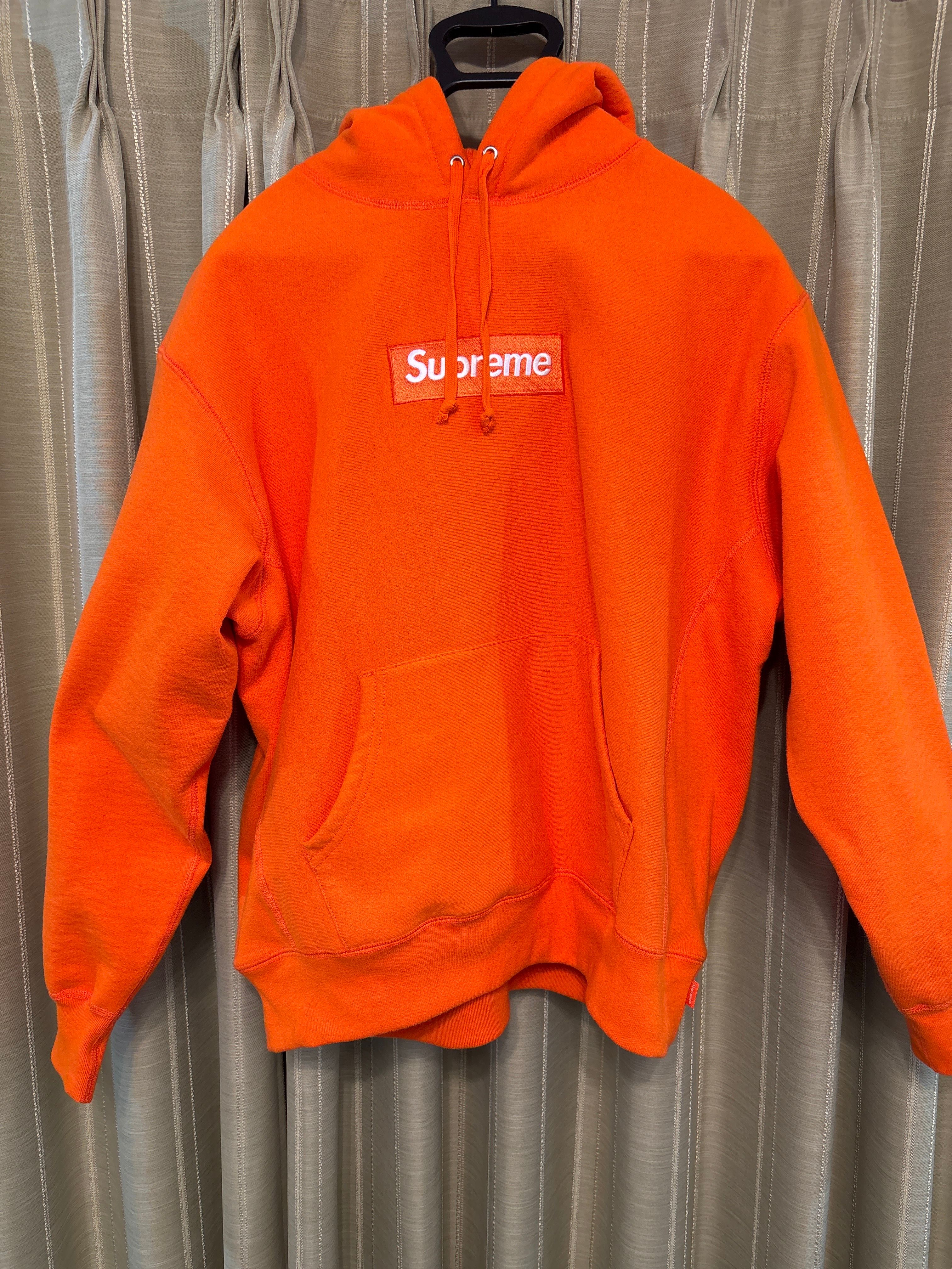Supreme Box Logo Hooded Sweatshirt "Orange" (24FW)