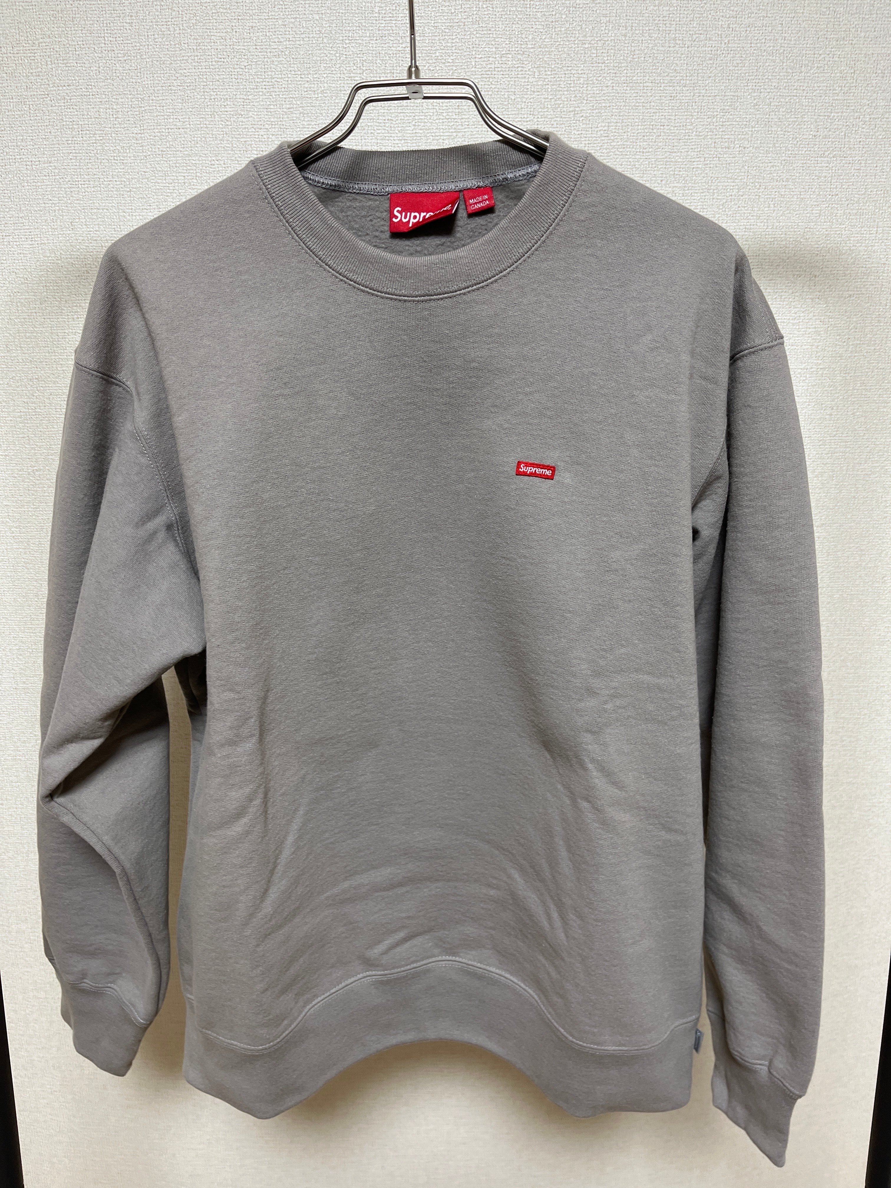 Supreme Small Box Crewneck "Grey" (22SS)