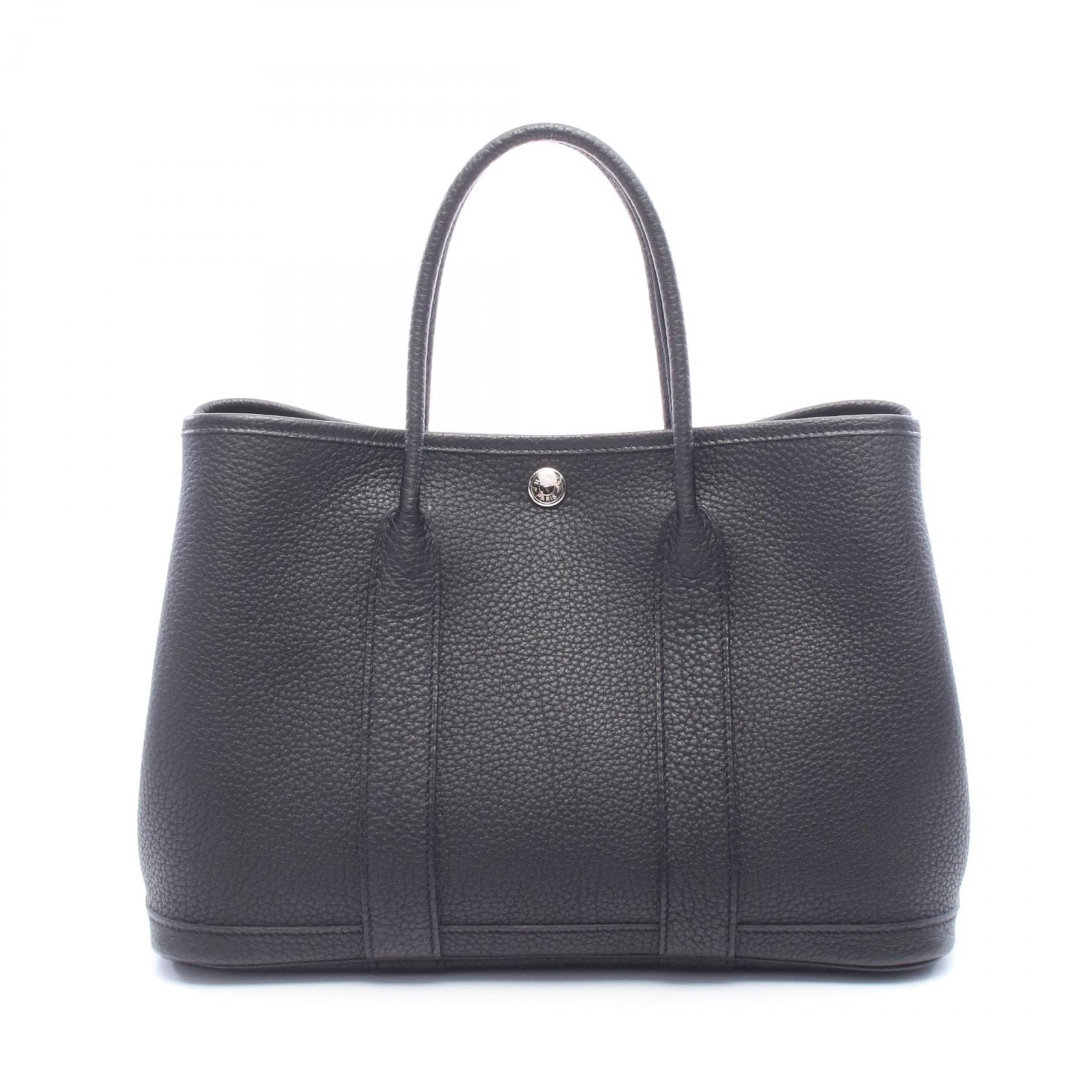 エルメス HERMES ガーデンパーティTPM トートバッグ バッグ ネゴンダ ネゴンダ Z刻印(2021年製造) レディース ブラック系 【中古】