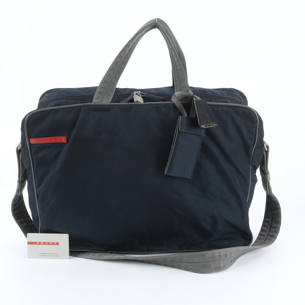 B (目立った傷や汚れなし)】□美品 プラダ スポーツV369 ボストン