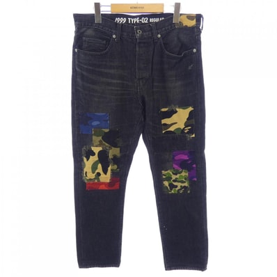 アベイシングエイプ A BATHING APE ジーンズ
