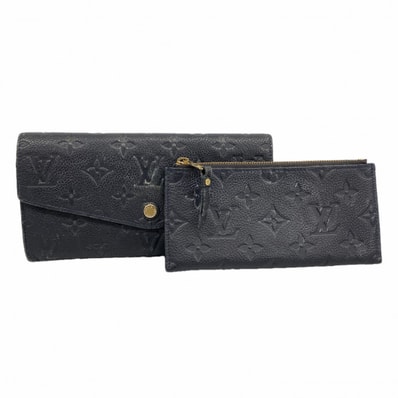 【6cd5160-k】ルイヴィトン 長財布 モノグラム・アンプラント ポルトフォイユキュリユーズ M60287 アンフィニ【中古】レディース