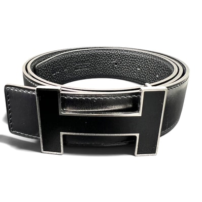 C (やや傷や汚れあり)】エルメス HERMES ベルト レザー/メタル C (やや傷や汚れあり)】エルメス HERMES ベルト レザー/メタル