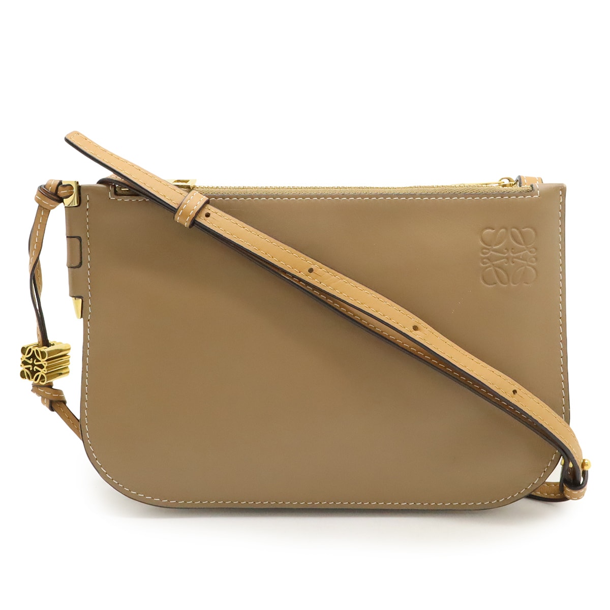 ロエベゲート ダブルジップ ポーチ113.54.Z43 ポシェット