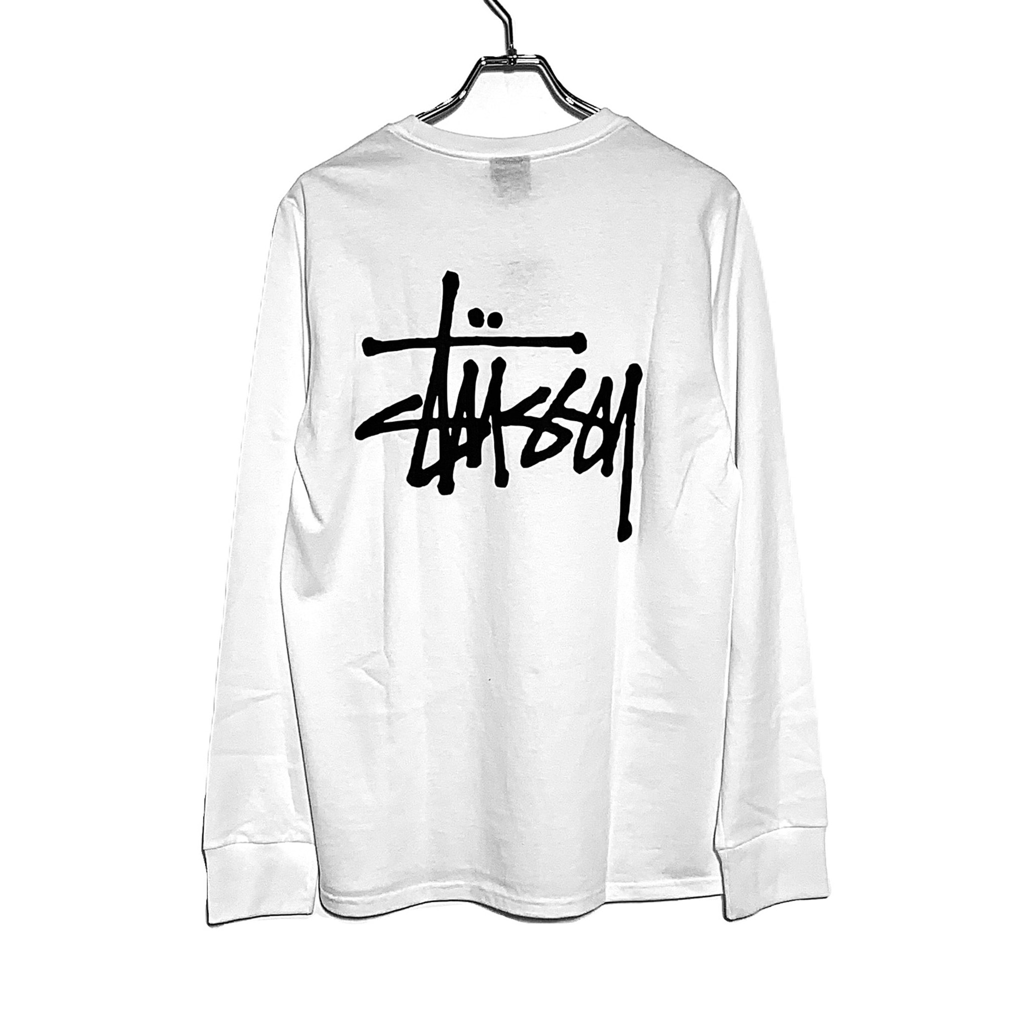 Stussy Basic Stussy LS Tee "White"