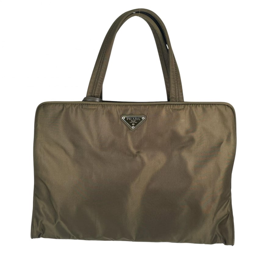 C (やや傷や汚れあり)】PRADA プラダ 三角ロゴ ハンドバッグ ナイロン C (やや傷や汚れあり)】PRADA プラダ 三角ロゴ ハンドバッグ ナイロン