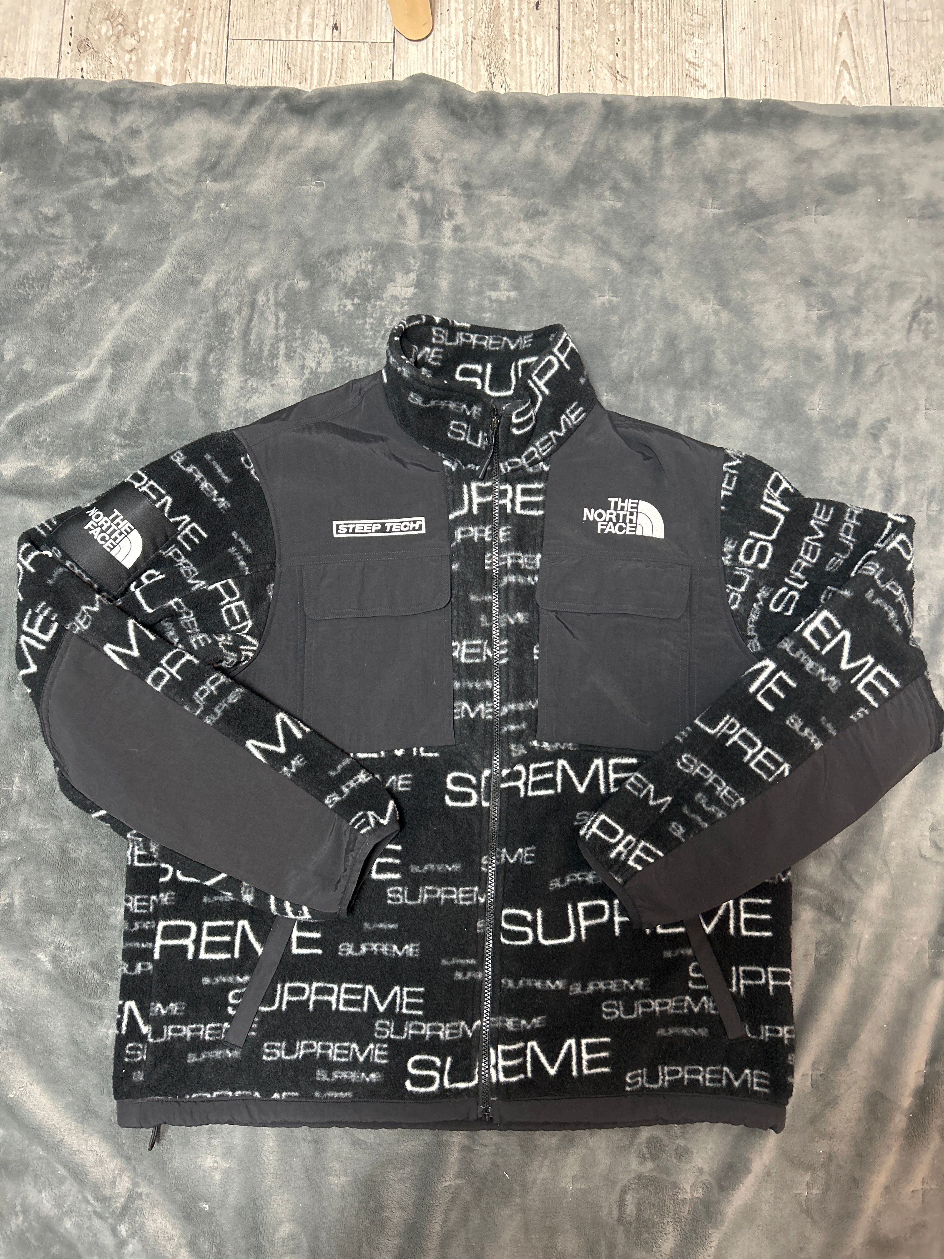 Supreme x The North Face Steep Tech Fleece Jacket "Black"
