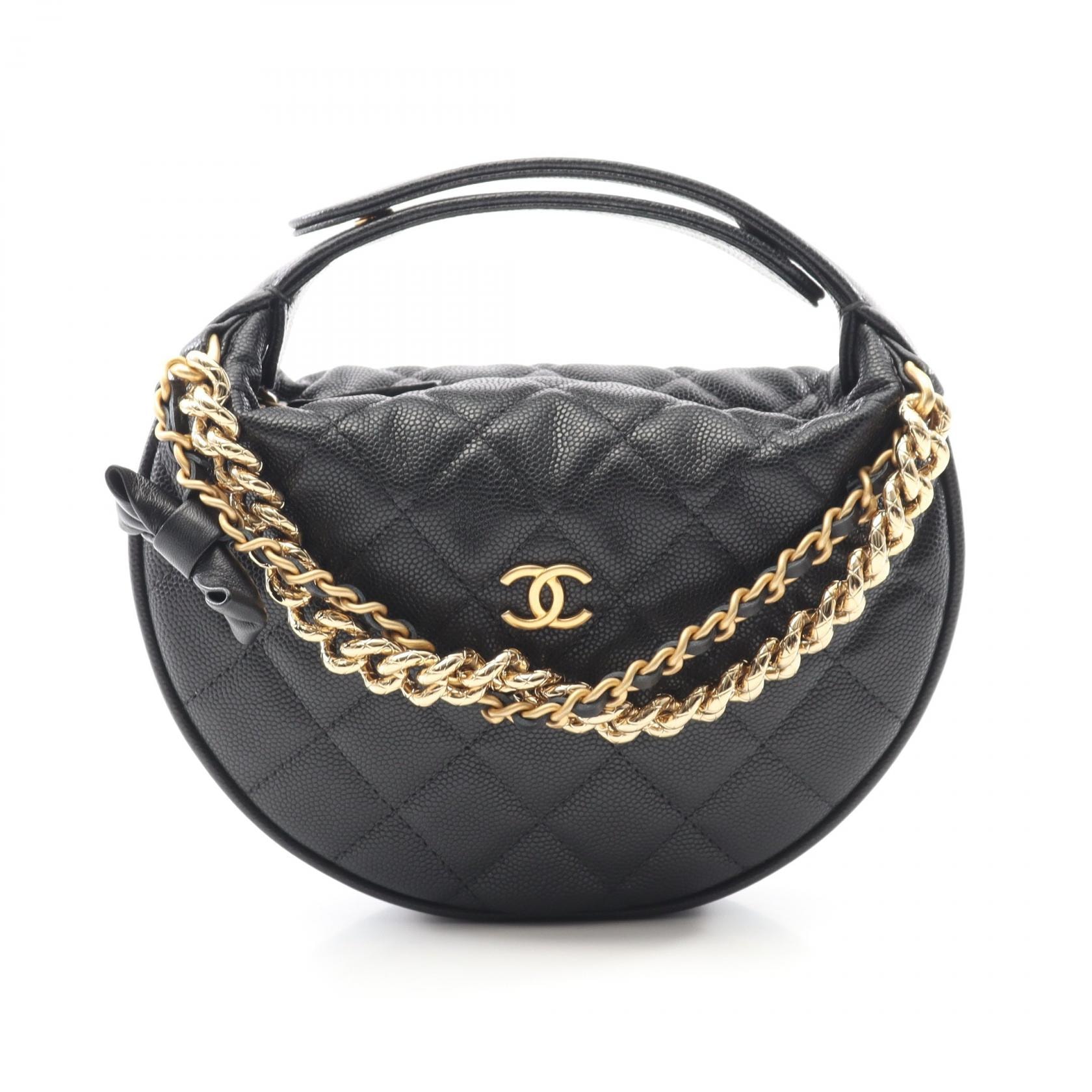 シャネル CHANEL マトラッセ ハンドバッグ バッグ カーフ(牛革) レディース ブラック系 AP3943 【中古】