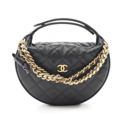 シャネル CHANEL マトラッセ ハンドバッグ バッグ カーフ(牛革) レディース ブラック系 AP3943 【中古】