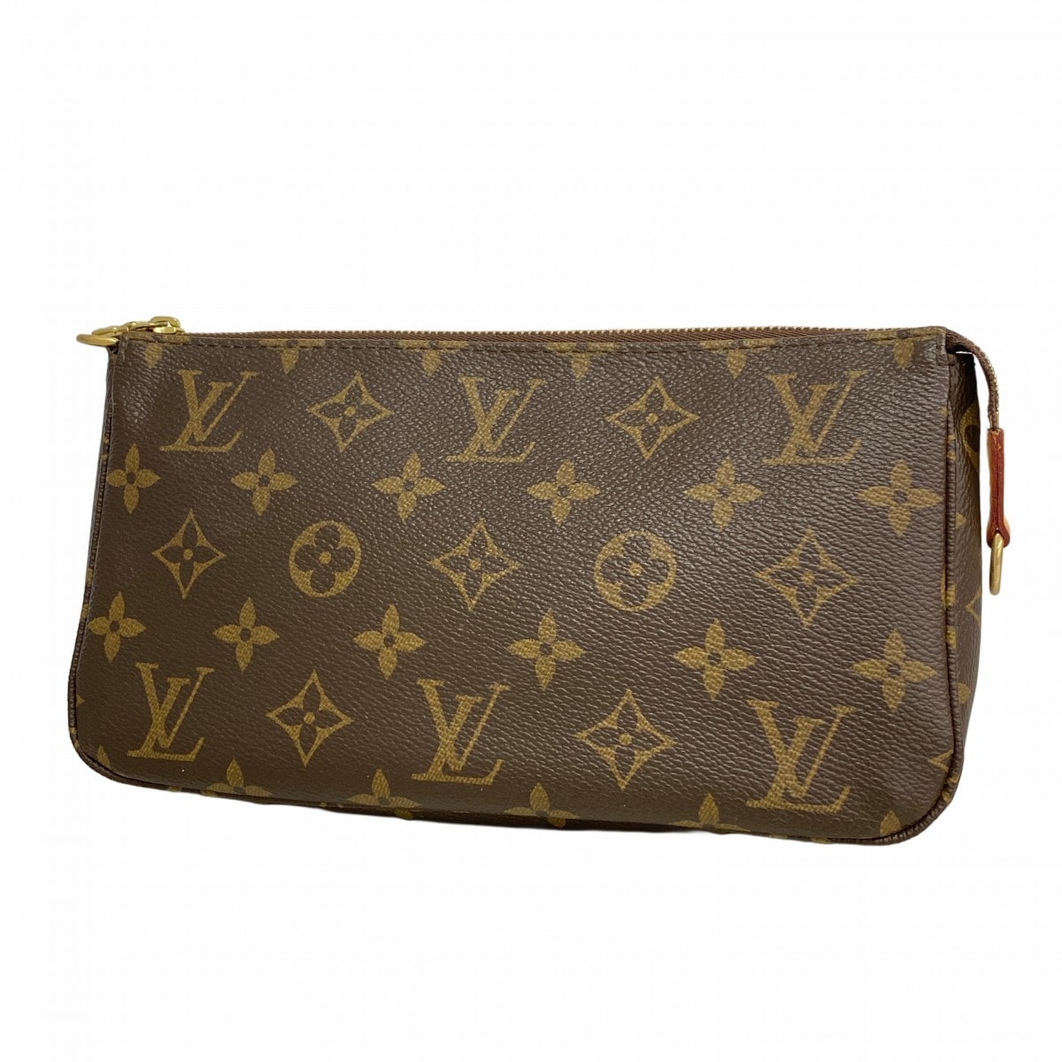 【6dc3890】ルイヴィトン ポーチ モノグラム ポシェットアクセソワール M40712 ブラウン【中古】レディース