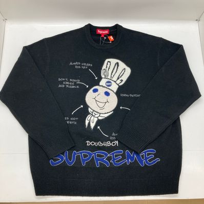 Supreme x Mitchell & Ness Doughboy Sweater "Black"