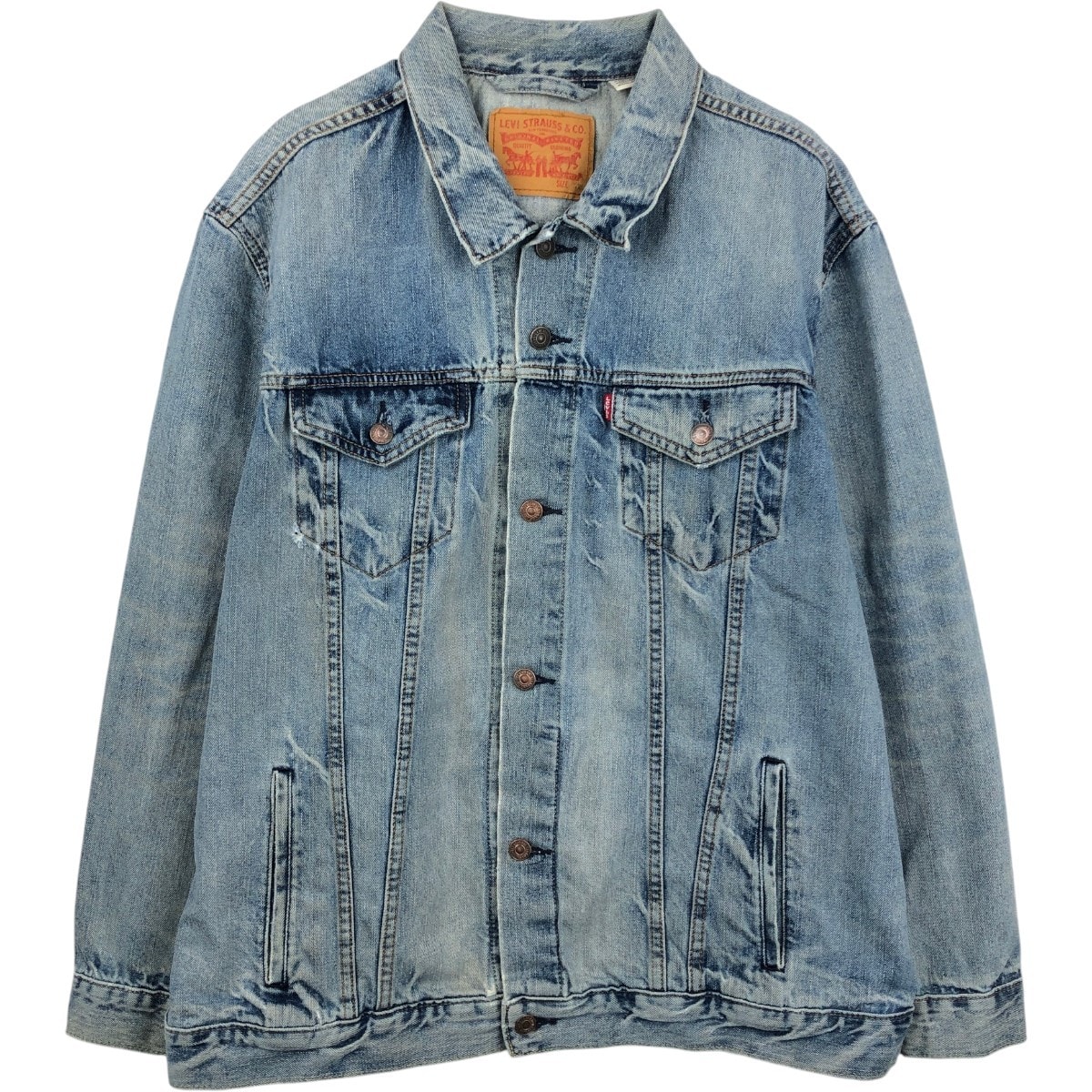 古着 リーバイス Levi's デニムジャケット Gジャン メンズXXXL相当/eaa659521