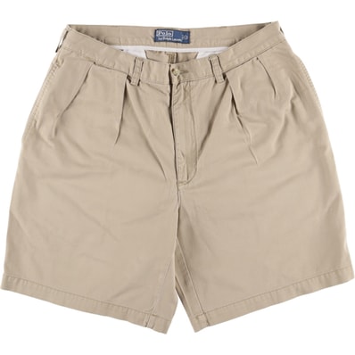 古着 ラルフローレン Ralph Lauren POLO by Ralph Lauren ツータック チノショーツ ショートパンツ メンズw36相当/eaa562929