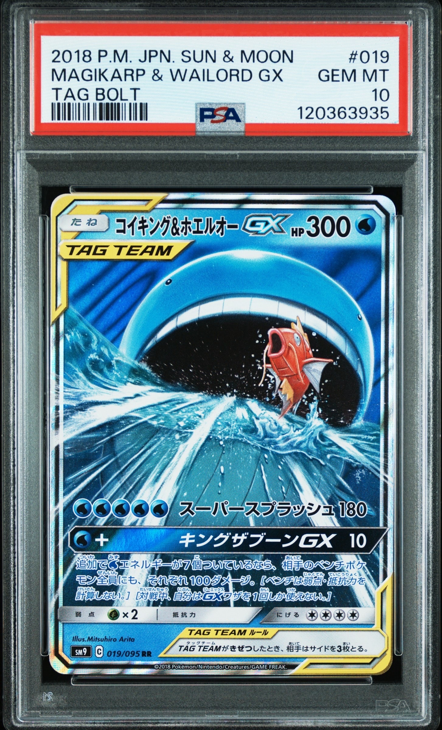 コイキング&ホエルオーGX RR [SM9 019/095](拡張パック「タッグボルト」)