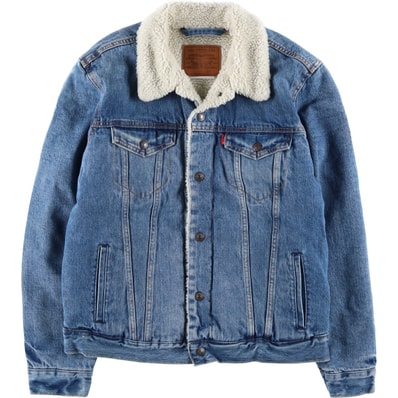 古着 リーバイス Levi's 中綿入り デニムボアジャケット メンズM相当/eaa478074