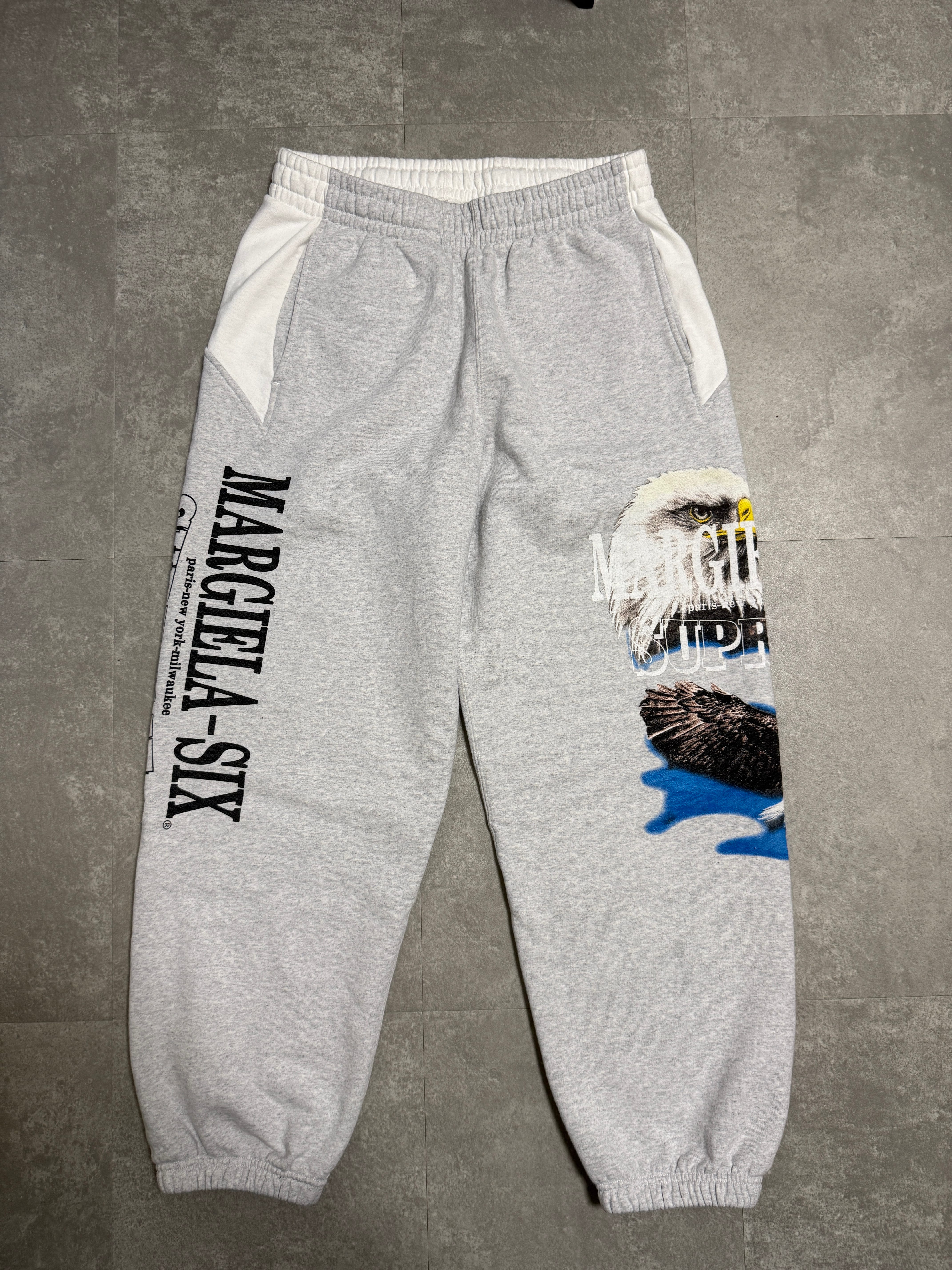 Supreme x MM6 Maison Margiela Eagle Sweatpant "Ash Grey"