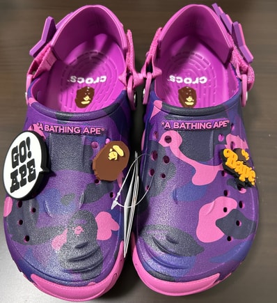 A BATHING APE x Crocs Echo RO Clog "Grapeberry"