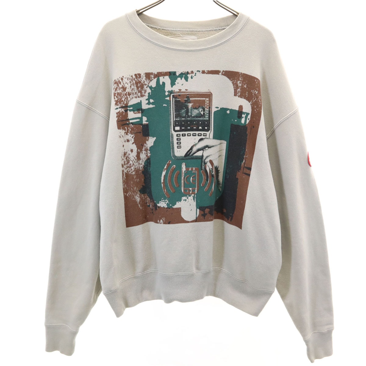 C.E シーイー 日本製 長袖 スウェット トレーナー S グレー CAV EMPT