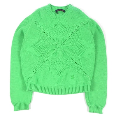 未使用品 ルイヴィトン
セーター グリーン メンズ L