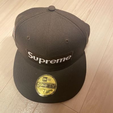 Supreme No Comp Box Logo New Era "Brown"