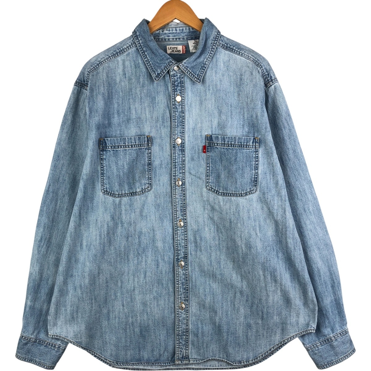 古着 90~00年代 リーバイス Levi's LEVI'S JEANS 長袖 デニムシャツ メンズXL相当 ヴィンテージ/eaa590841