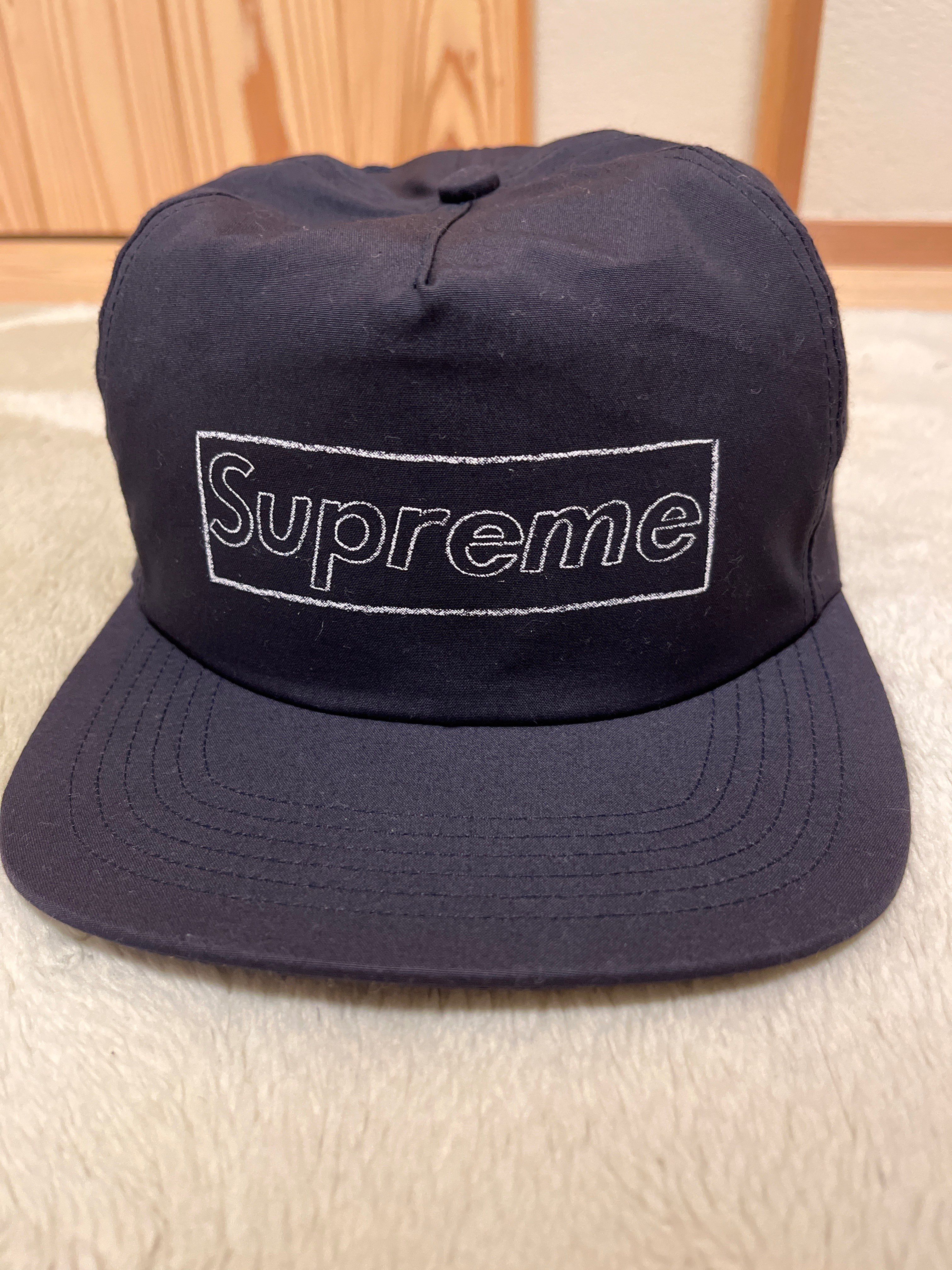 Supreme KAWS Chalk Logo 5-Panel "Navy"
