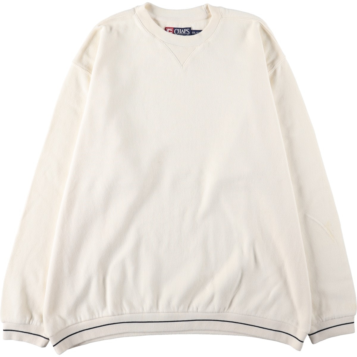 古着 ラルフローレン Ralph Lauren CHAPS チャップス コットンニットセーター メンズXXL相当/eaa682364