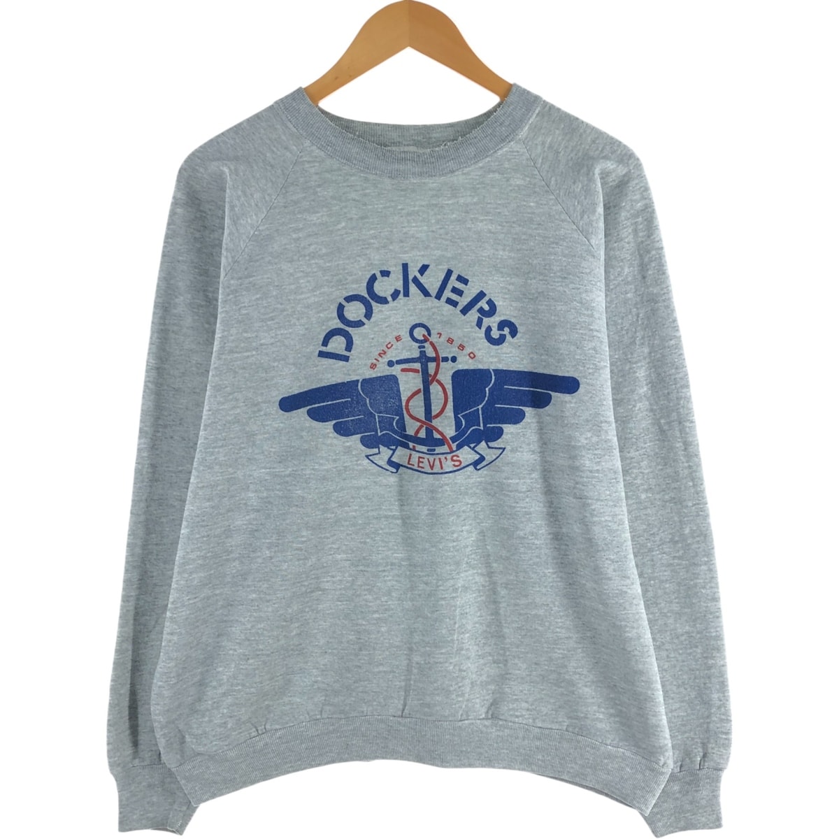 古着 90年代 フルーツオブザルーム FRUIT OF THE LOOM DOCKERS ドッカーズ ロゴスウェットシャツ トレーナー USA製 メンズXL相当 ヴィンテージ/eaa562829