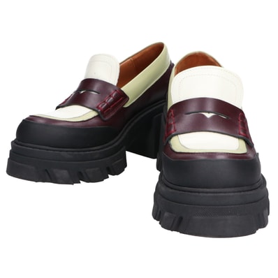 ガニー ヒール コインローファー 38