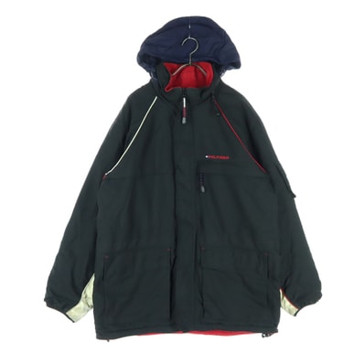 TOMMY HILFIGER トミーヒルフィガー リバーシブル フリースジャケット L レッド 513791