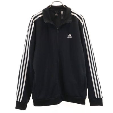 adidas アディダス トラックジャケット L ブラック ジャージ
