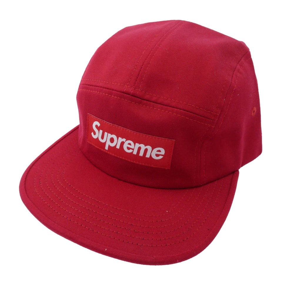 Supreme シュプリーム キャップ 13SS croc strap camp cap クロコ ストラップ キャンプ キャップ レッド系【極上美品】【中古】