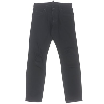 美品 ディースクエアード パンツ SKATER JEAN ブラック メンズ 44