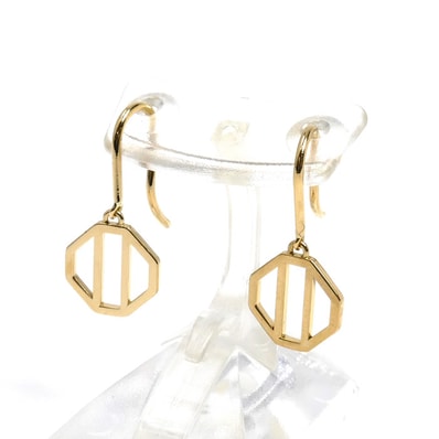 TIFFANY&Co. ティファニー K18YG イエローゴールド ゼリージュ ピアス 2.0g レディース【中古】