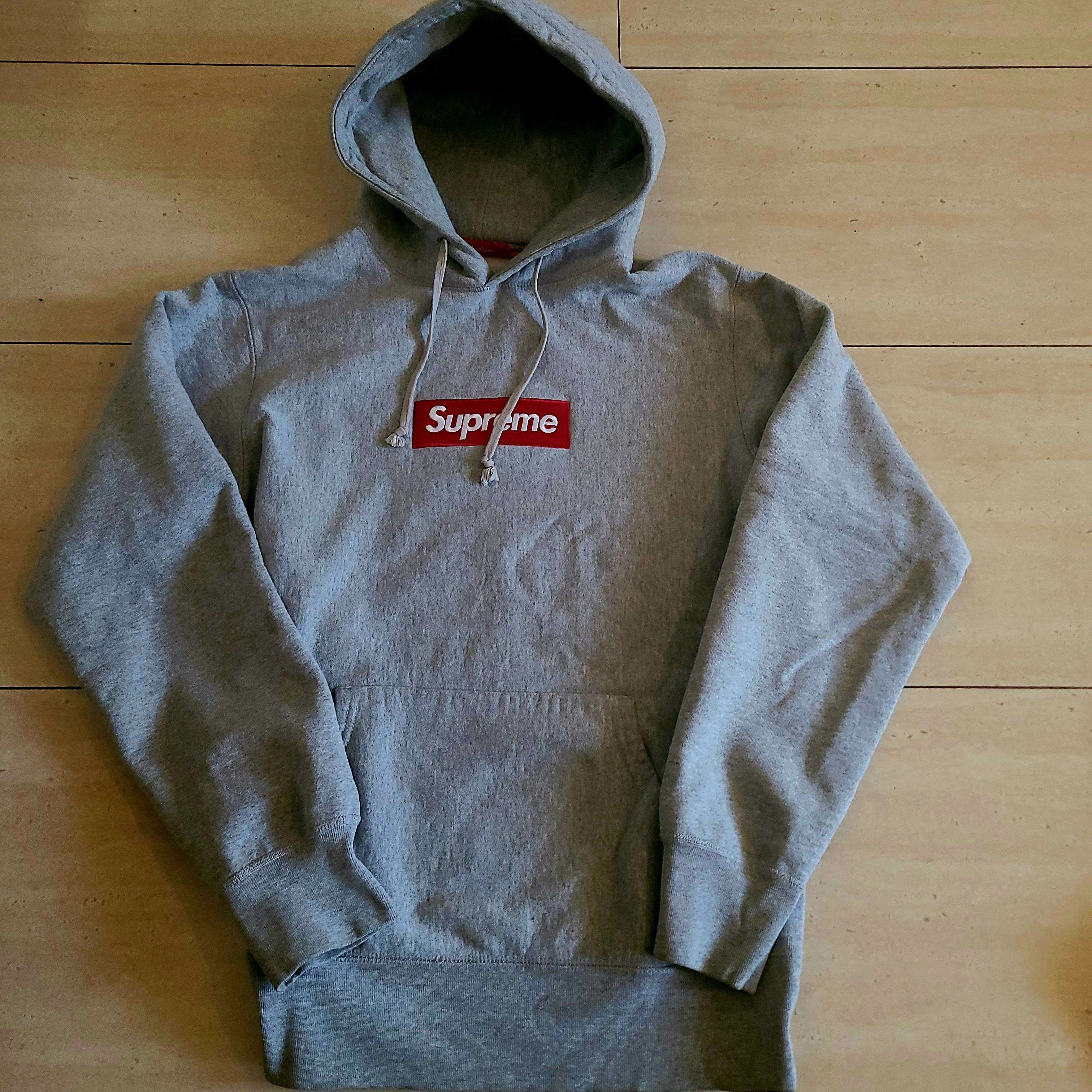 Supreme Box Logo Hooded Sweatshirt "Heather Grey" (16FW)