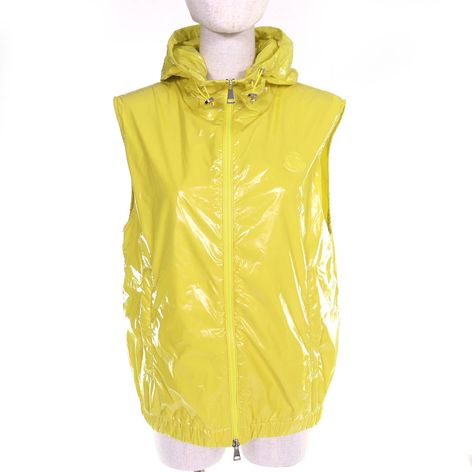 極美品 モンクレール ベスト SETE GILET ロゴワッペン イエロー 1