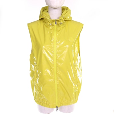 極美品 モンクレール ベスト SETE GILET ロゴワッペン イエロー 1